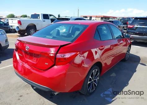 2018 Toyota Corolla Se from USA, damaged, VIN 2T1BURHE7JC021744